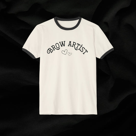 Brow Artist Ringer T-Shirt